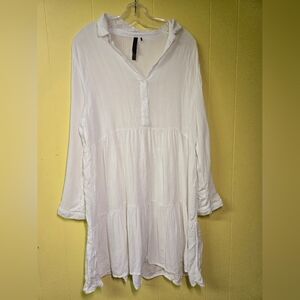 Elegant White Women's Dress